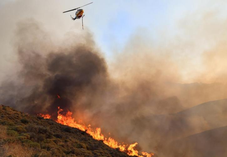 Μάχη με τις φλόγες στη Χίο - Ήχησε το 112 για απομάκρυνση από τα Ρεστά και την Αγ. Παρασκευή Καρυών