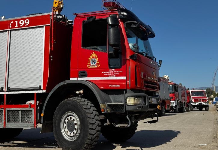 Φωτιά στη Χίο: Μέσω SEAJETS έγινε η μεταφορά ισχυρών πυροσβεστικών δυνάμεων