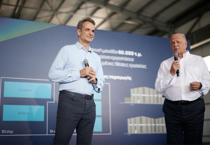 Μητσοτάκης: Εντυπωσιακή η δουλειά που κάνει η Metlen στο Βόλο