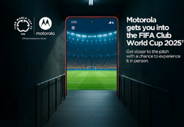 Η Motorola, ως Επίσημος Χορηγός Smartphone του FIFA Club World Cup 2025™, προσκαλεί τους φιλάθλους του ποδοσφαίρου να ζήσουν μία μοναδική εμπειρία