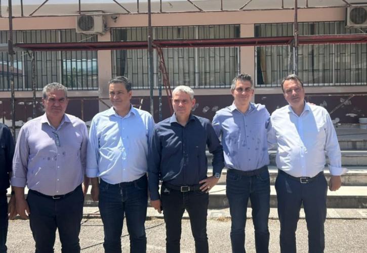 Επίσκεψη Δήμα στην Αιτωλοακαρνανία: Έργα ανακαίνισης σε 9 σχολεία της Π.Ε.