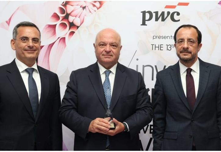 Η Eurobank βραβεύτηκε στα 13α Invest Cyprus International Investment Awards