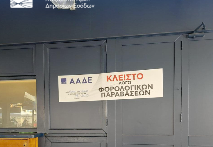 ΑΑΔΕ - Επιχείρηση Θέρος: 3.100 παραβάτες, 87 λουκέτα, 2,3 εκατ. ευρώ πρόστιμα
