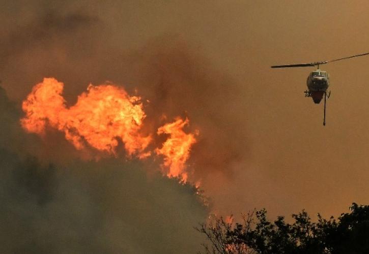 Κοζάνη: Σε εξέλιξη η φωτιά μεταξύ Ποντοκώμης και Ασβεστόπετρας