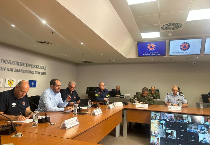 Υπ. Κλιματικής Κρίσης: Ευρεία διυπουργική σύσκεψη για τη φωτιά στη Ραφήνα
