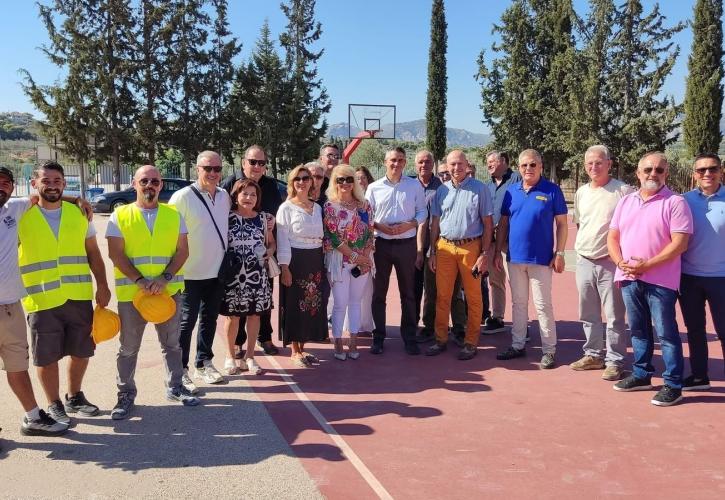 Επίσκεψη Δήμα στα έργα ανακαίνισης 11 σχολείων της Κορινθίας