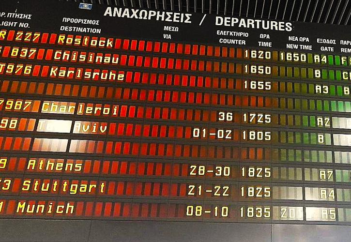 ΥΠΑ: Αύξηση 6,5% των επιβατών στα 24 αεροδρόμια στο επτάμηνο