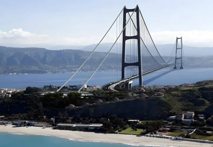 Ξεκινούν τα έργα για τη γέφυρα που θα συνδέει Σικελία και Κάτω Ιταλία - 13,5 δισ. το κόστος, το 2026 η παράδοση