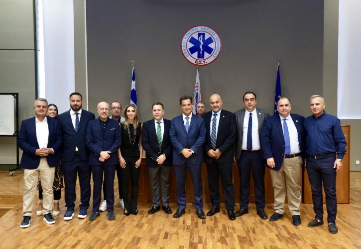 Επίσκεψη του υπουργού Υγείας Άδωνι Γεωργιάδη στη Θεσσαλονίκη
