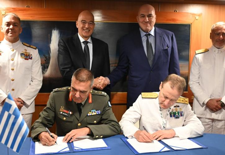 Δένδιας: Δήλωση προθέσεων για την απόκτηση 2+2 ιταλικών φρεγατών Bergamini