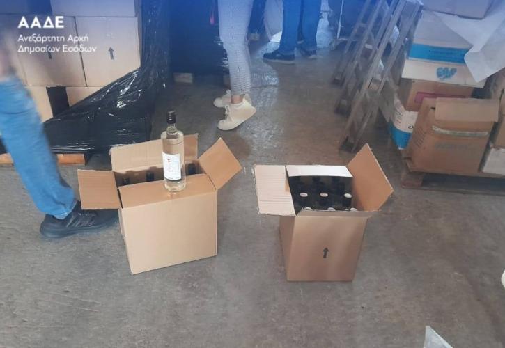 ΑΑΔΕ: 2 νέα χτυπήματα κατά του λαθρεμπορίου ποτών