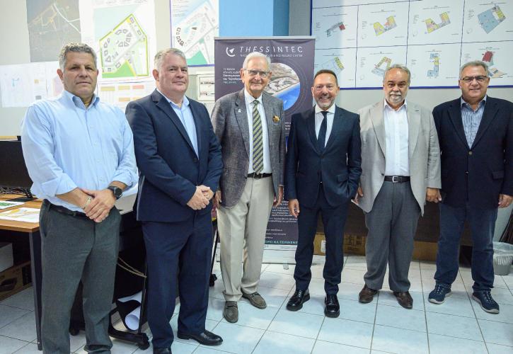 Στο Τεχνολογικό Πάρκο Thess INTEC ο Γ. Στουρνάρας: Ενημερώθηκε για την πορεία του έργου