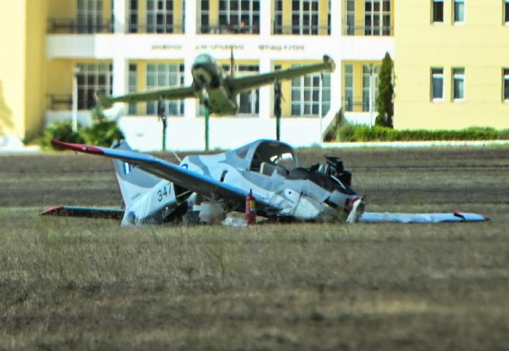 Ατύχημα με εκπαιδευτικό αεροπλάνο στο Τατόι - Δύο τραυματίες