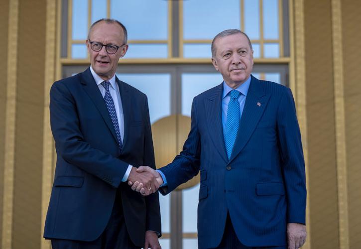 Συνάντηση Μερτς - Ερντογάν: «Θέλουμε την Τουρκία στην ΕΕ» - Ένταση για τη Γάζα