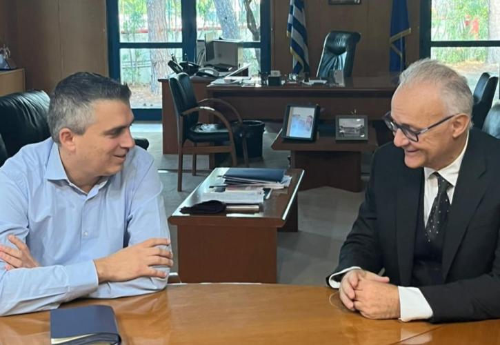 Συνάντηση Δήμα - Κυρανάκη με τον συντονιστή του Ευρωπαϊκού Διαδρόμου Μεταφορών «Βαλτικής – Μαύρης Θάλασσας – Αιγαίου»