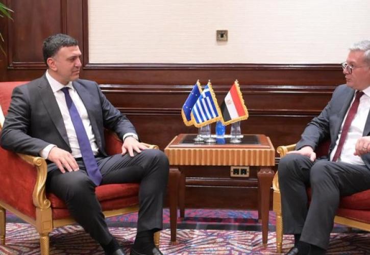 Κικίλιας: Ελλάδα και Αίγυπτος έχουν συγκριτικά πλεονεκτήματα για φιλόδοξα projects σε ναυτιλία και ενέργεια