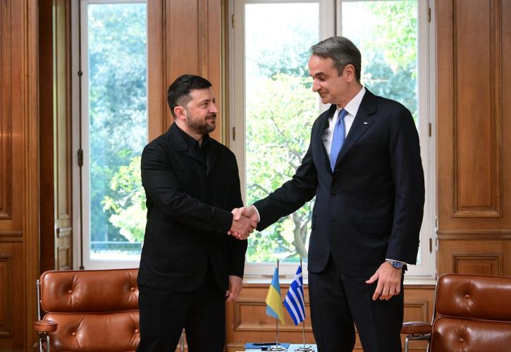 Μητσοτάκης: Η Ουκρανία μπορεί να στηρίζεται στην Ελλάδα - Ευχαριστίες Ζελένσκι σε Αθήνα και Τραμπ