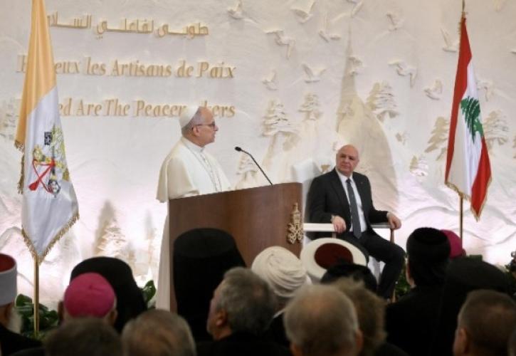 Πάπας Λέων: Καλεί τους Λιβανέζους να μείνουν στη χώρα τους