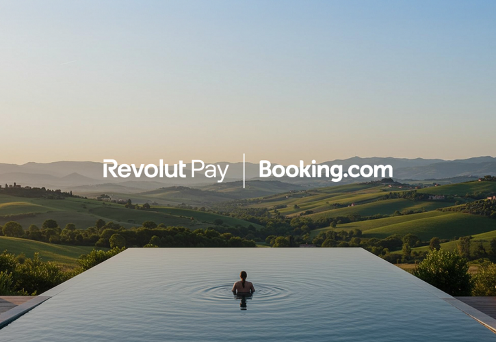 Συνεργασία Revolut με την Booking.com για πιο εύκολες πληρωμές