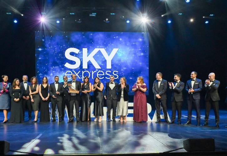 Sky Express: Αναδείχθηκε «Αεροπορική Εταιρεία της Χρονιάς» στην Ευρώπη από την ERA