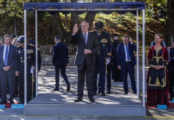 Ο ΠτΔ παρέστη στις εκδηλώσεις για την απελευθέρωση του Μετσόβου