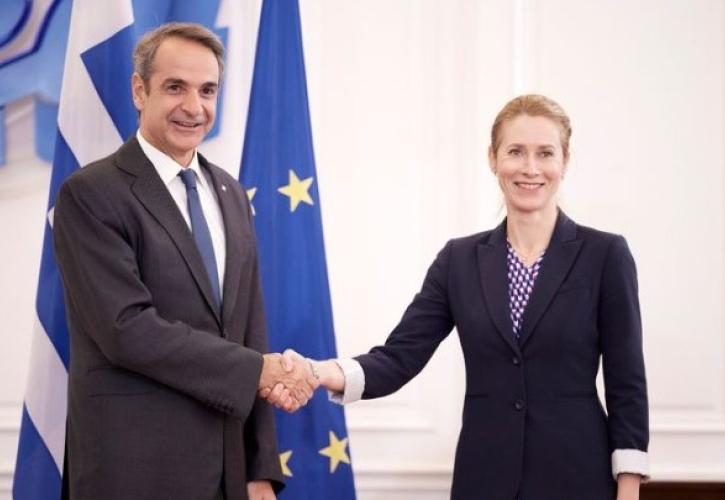 Συνάντηση Μητσοτάκη-Κάλας: «Η Ελλάδα αποτελεί πυλώνα γεωπολιτικής και οικονομικής σταθερότητας»