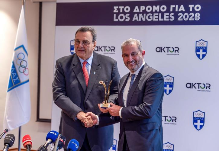 O Όμιλος Aktor Χρυσός Χορηγός της Ελληνικής Ολυμπιακής Επιτροπής έως τους Ολυμπιακούς Αγώνες Los Angeles 2028