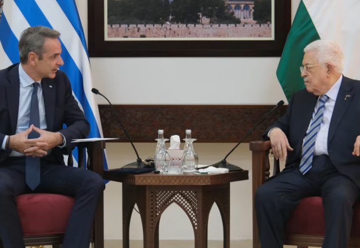 Μητσοτάκης προς Αμπάς: Η Ελλάδα είναι έτοιμη να συμβάλει στην ανοικοδόμηση της Γάζας