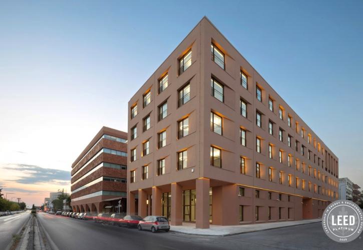 Dimand: Τα γραφεία της Παρευξείνιας Τράπεζας πιστοποιήθηκαν με LEED Platinum