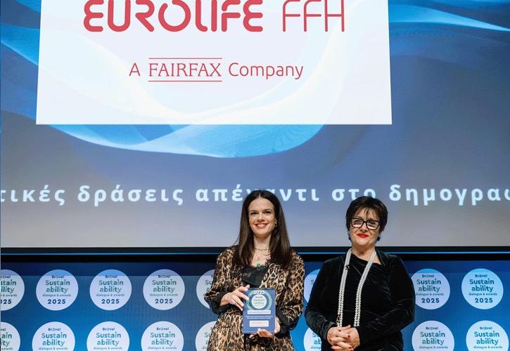 Βραβείο για τη Eurolife FFH στα Bravo Sustainability Dialogue & Awards 2025