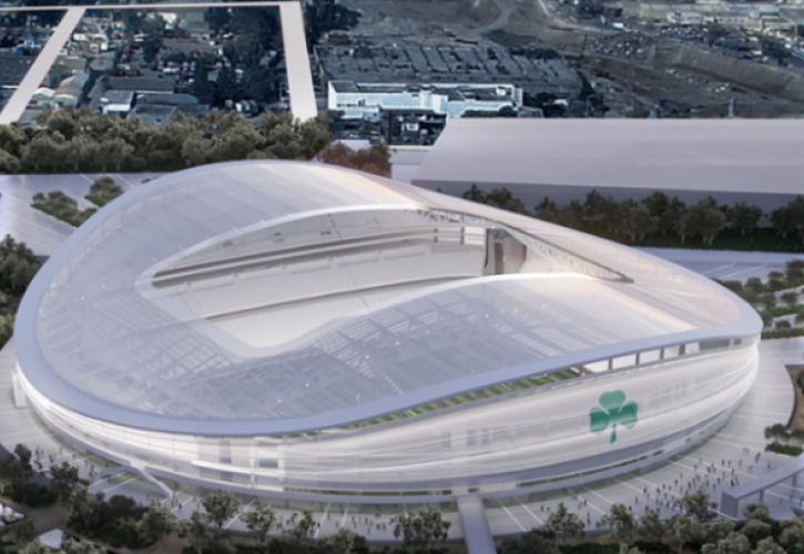 Παναθηναϊκός: Στις 39.074 θέσεις η τελική χωρητικότητα του νέου γηπέδου στον Βοτανικό