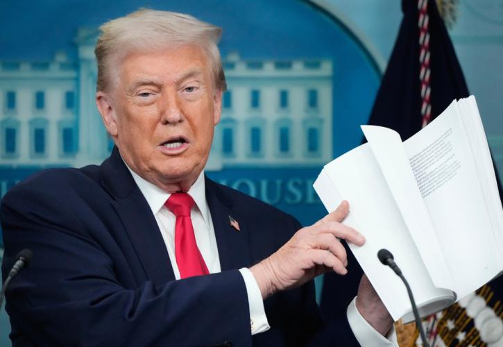 Ομιλία Τραμπ στον Λευκό Οίκο: «Δεν ξέρω τι θα γίνει με τους δασμούς μου»