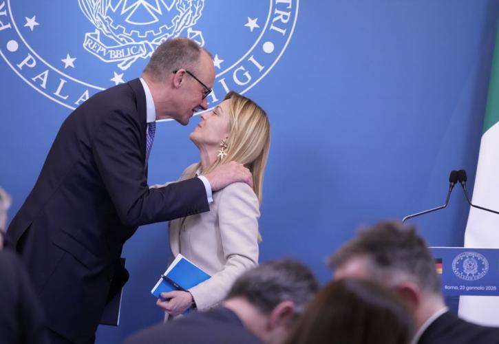 Σημαντική σύγκλιση Μελόνι - Μερτς: Ενισχύεται η ιταλογερμανική συνεργασία