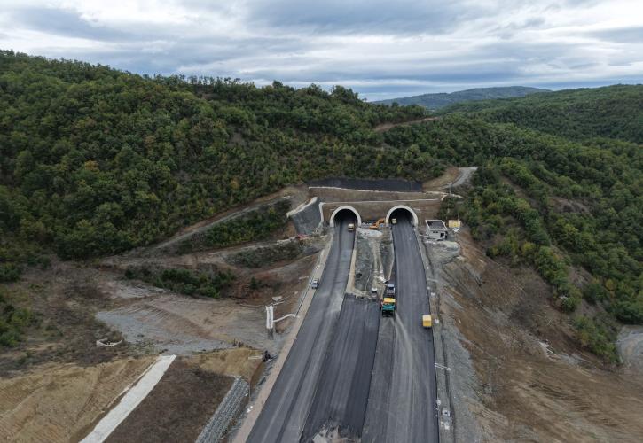 Δήμας: Στο 93% η πρόοδος κατασκευής στο βόρειο τμήμα του αυτοκινητοδρόμου Ε-65