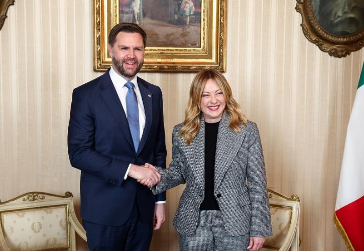 Μελόνι για συνάντηση με Βανς: Εργαζόμαστε με στόχο την ενίσχυση της συνεργασίας μας