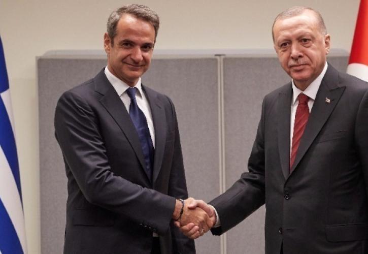 Σήμερα η συνάντηση Μητσοτάκη και Ερντογάν