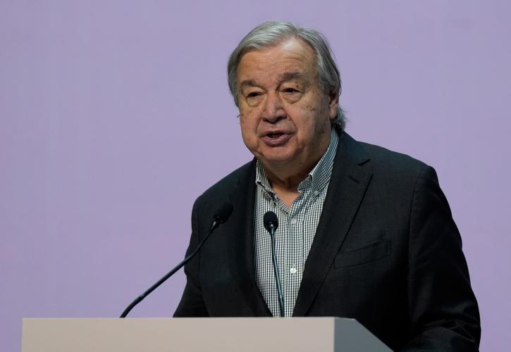 Γκουτέρες: «Το κράτος δικαίου συνθλίβεται από τον νόμο του ισχυρότερου» σε όλο τον κόσμο