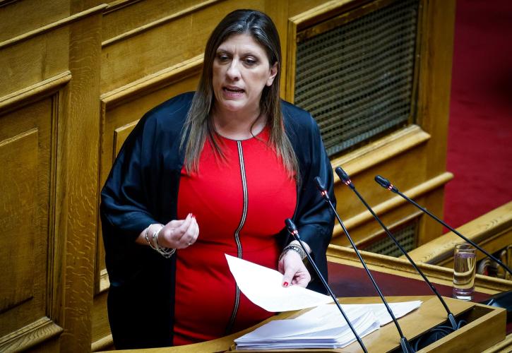 Σφοδρή φραστική αντιπαράθεση Κωνσταντοπούλου - Γεωργιάδη στη Βουλή