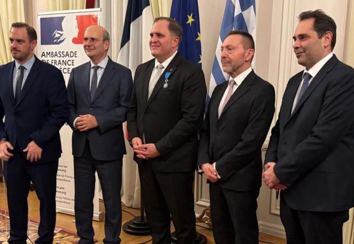 Πιτσιλής (ΑΑΔΕ): Χρίστηκε Ιππότης του Εθνικού Τάγματος Αξίας της Γαλλικής Δημοκρατίας