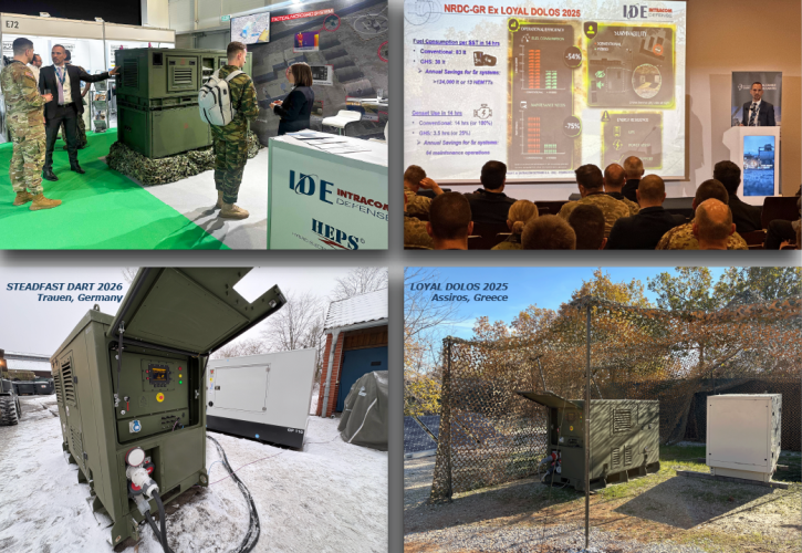 Η IDE επιδεικνύει προηγμένες υβριδικές ενεργειακές δυνατότητες σε ασκήσεις του ΝΑΤΟ