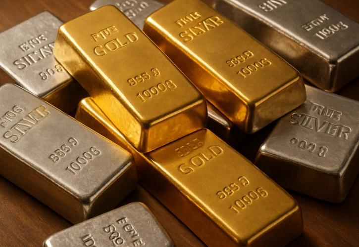 Επιμένει το «ξεπούλημα» στα πολύτιμα μέταλλα: Πτώση 12% για ασήμι - Πιέσεις στον χρυσό
