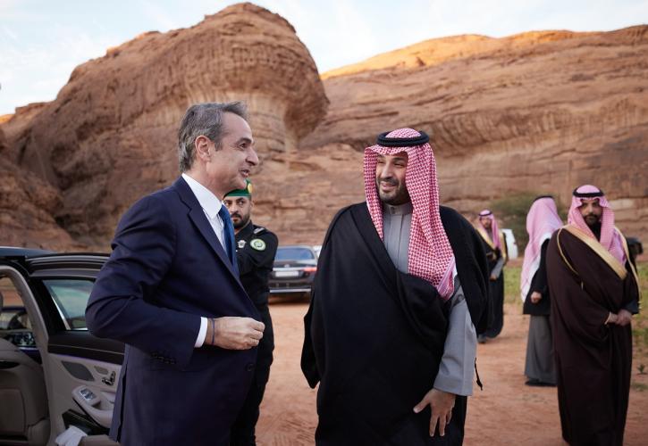 Τηλεφωνική επικοινωνία Μητσοτάκη με τον πρίγκιπα της Σαουδικής Αραβίας