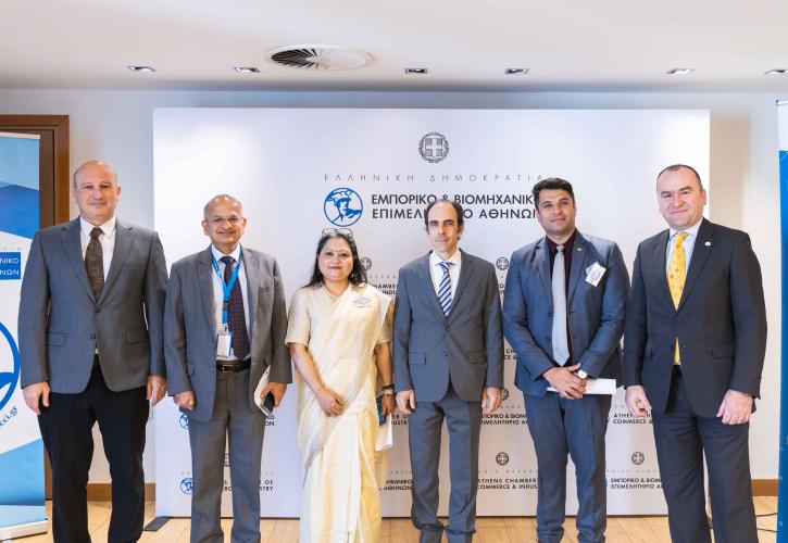 Ελληνο-Ινδικό Επιχειρηματικό Φόρουμ: Ενίσχυση των εμπορικών σχέσεων Ελλάδας - Ινδίας