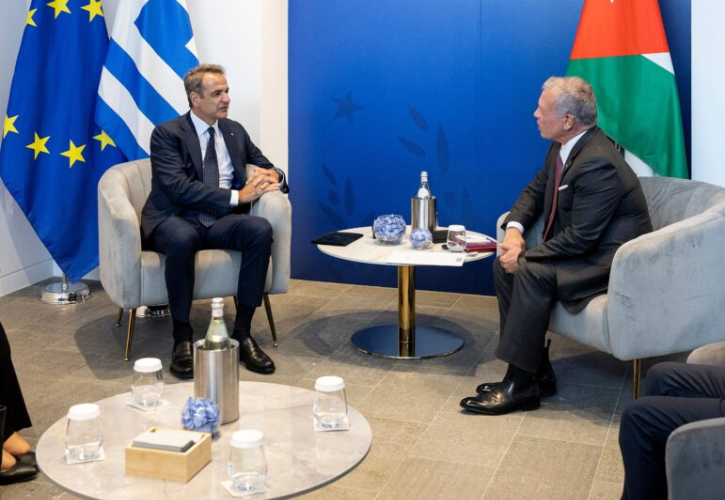 Eπικοινωνία Μητσοτάκη με τον βασιλιά της Ιορδανίας