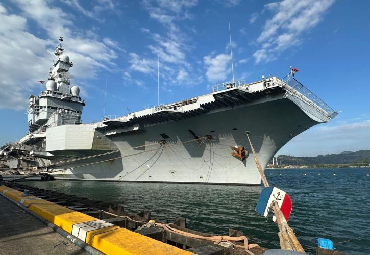 Στη Μεσόγειο το γαλλικό αεροπλανοφόρο Σαρλ ντε Γκωλ