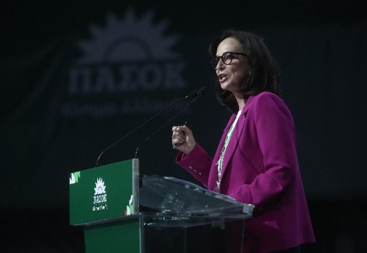 Διαμαντοπούλου: Αντίπαλος του ΠΑΣΟΚ είναι η συντήρηση, ο πελατειασμός κι ο κάθε λογής λαϊκισμός