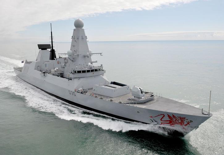 Το βρετανικό αντιτορπιλικό HMS Dragon απέπλευσε για την Κύπρο