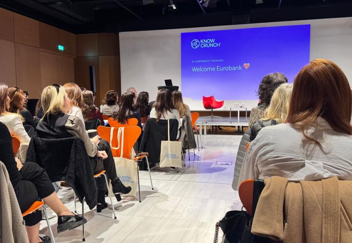 Eurobank: Επέλεξε την Knowcrunch για τις εκπαιδεύσεις των στελεχών της στο AI