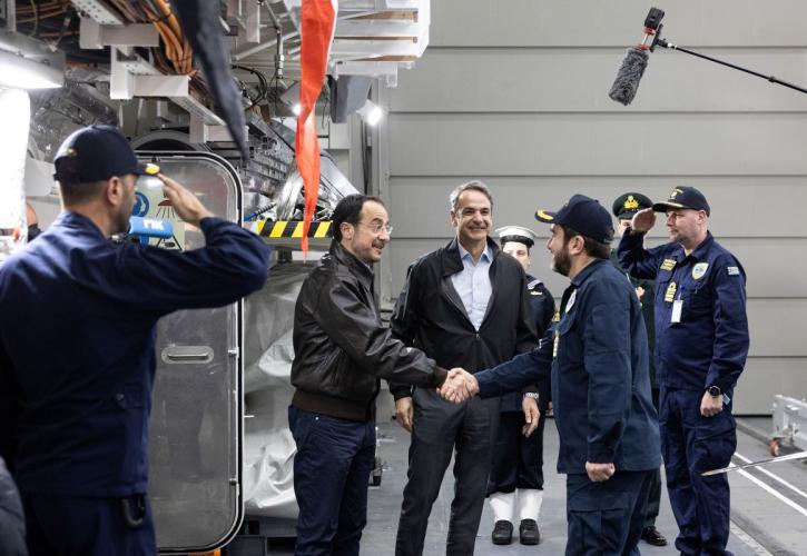 Μητσοτάκης σε Χριστοδουλίδη από «Κίμων»: «Να ξέρετε πάντα ότι είμαστε εδώ»