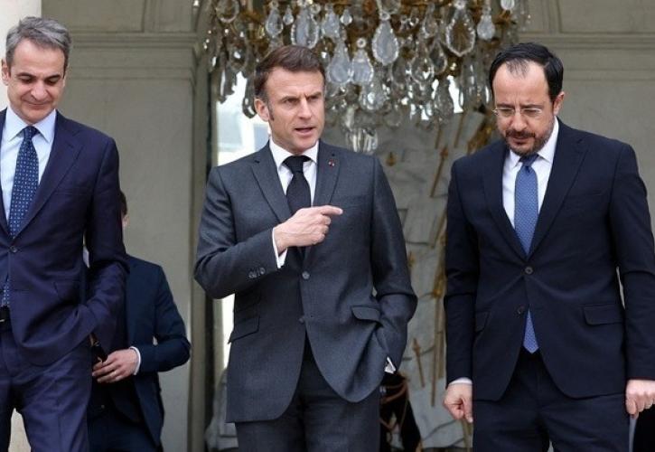 Στην Κύπρο σήμερα Μητσοτάκης και Μακρόν - Συνάντηση με Χριστοδουλίδη